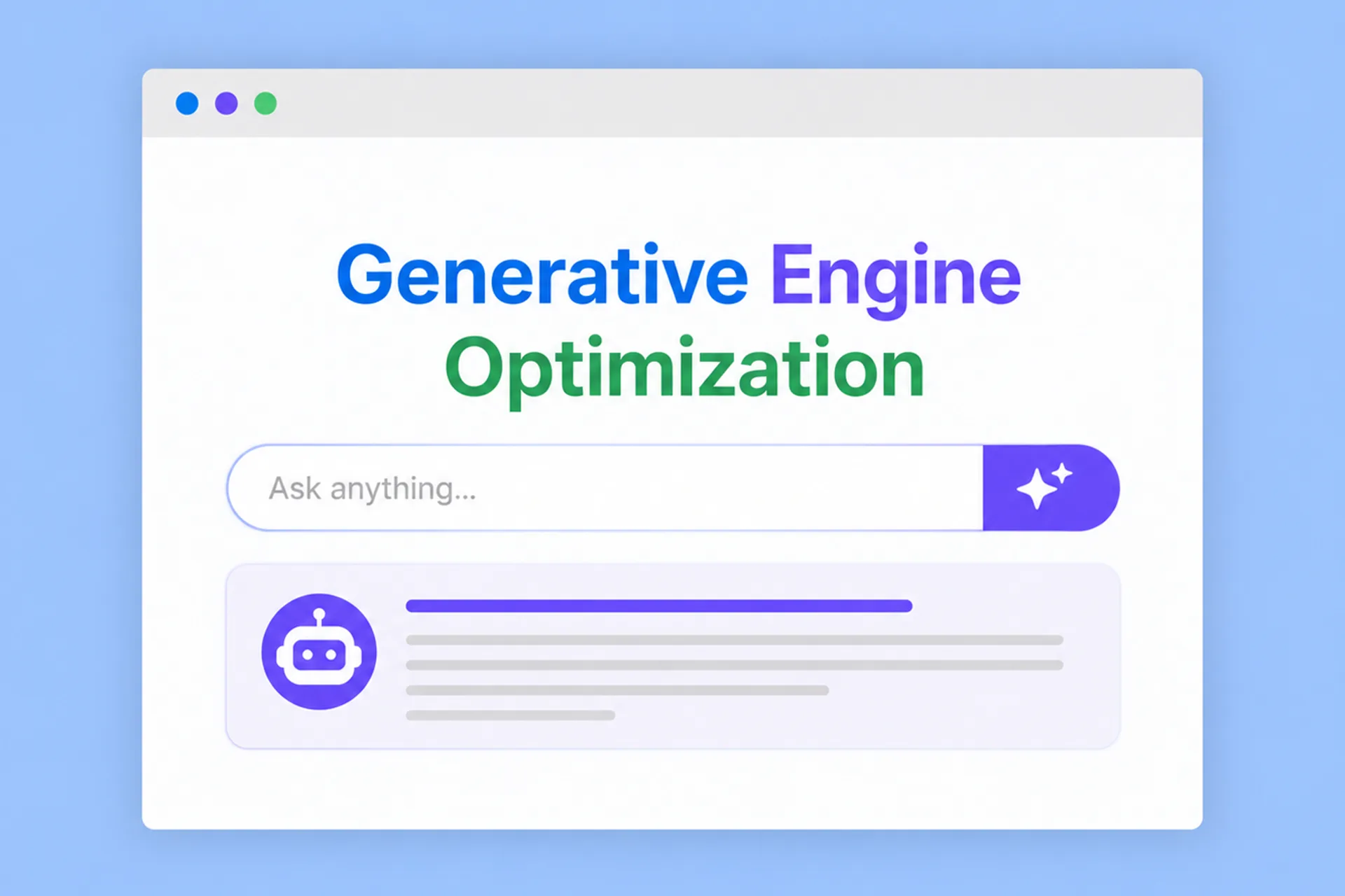 Generative engine optimization