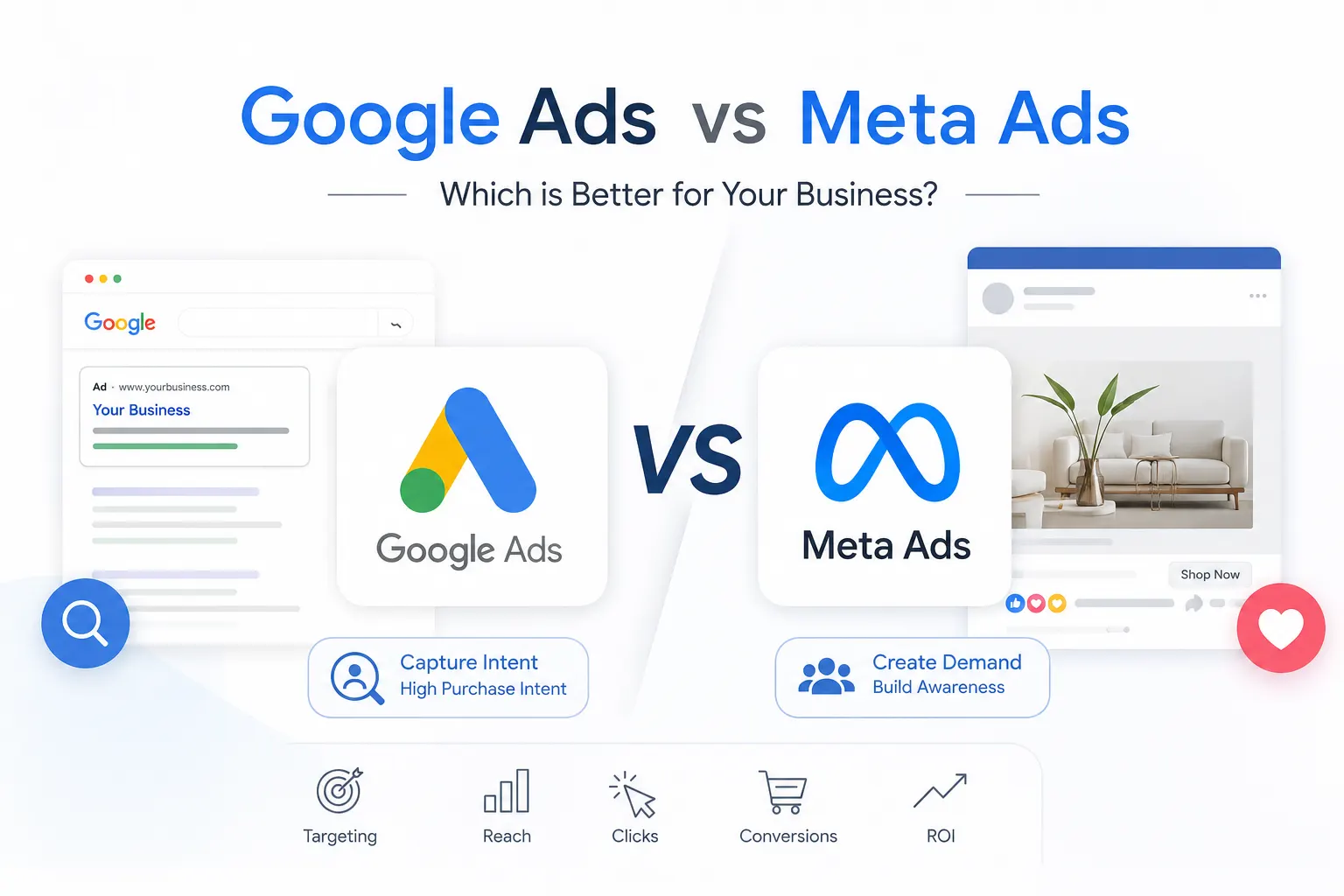 Google Ads vs Meta Ads